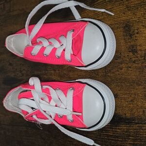 Converse Pink Shoes (Toddler size 8)